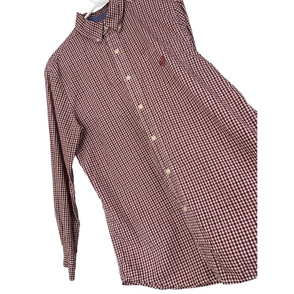 Lot of 2 Chaps Red & Faded Glory Plaid Flannel Button-Up Shirts S GUC 8870 - Picture 10 of 13